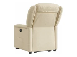 Poltrona* Poltrona Confortável | Poltrona reclinável elevatória elétrica tecido cor SHL23717 Creme