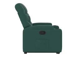 Poltrona Confortável | Poltrona reclinável elevatória tecido verde-escuro SHL11395^ Poltrona