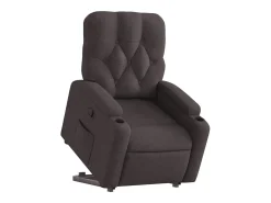 Poltrona* Poltrona Confortável | Poltrona reclinável elevatória tecido -escuro SHL355691 Castanho