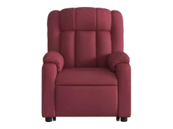 Poltrona| Poltrona Confortável | Poltrona reclinável elevatória tecido tinto SHL744229 Vermelho