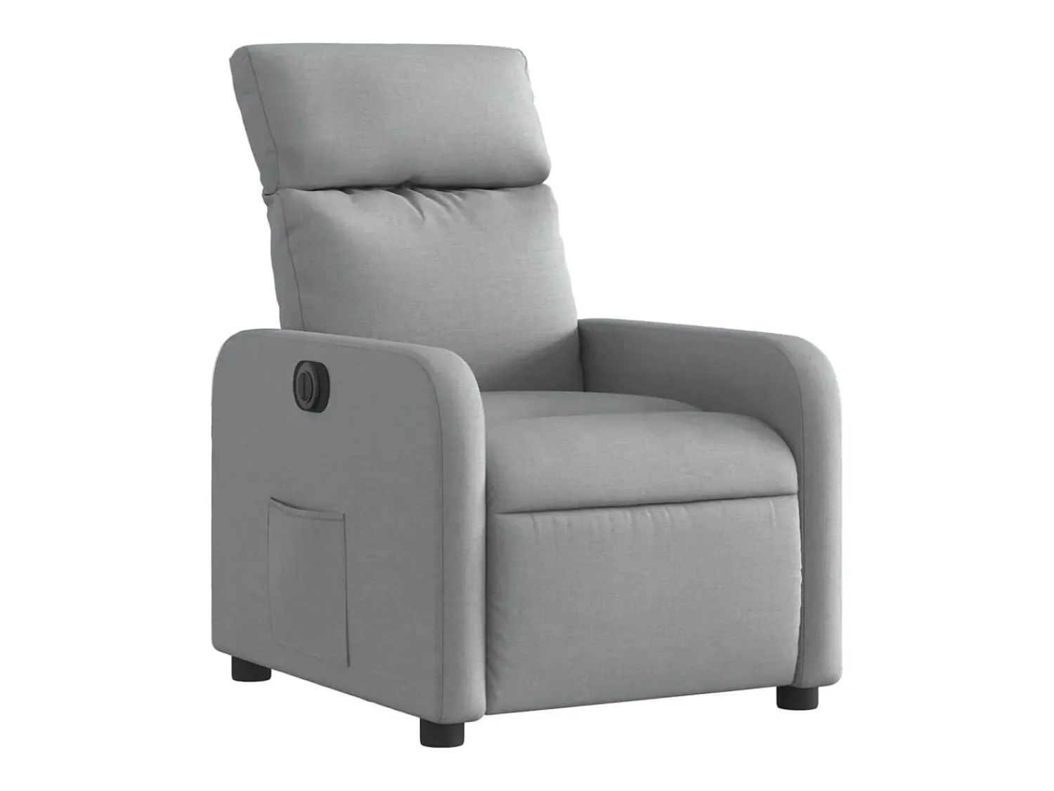 Poltrona* Poltrona Confortável | Poltrona reclinável elétrica tecido -claro SHL105739 Cinzento