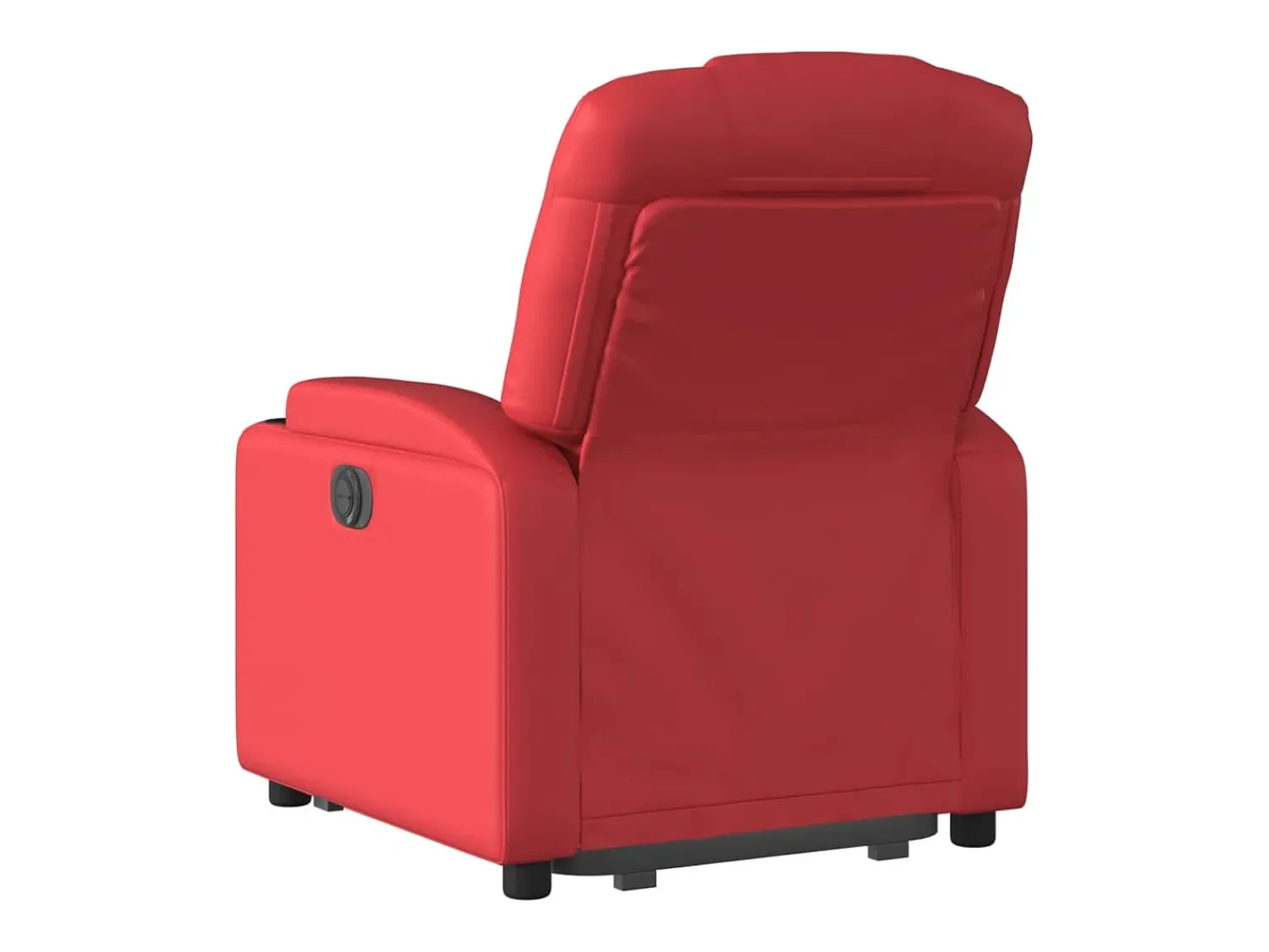 Poltrona| Poltrona Confortável | Poltrona reclinável elevatória couro artificial SHL400017 Vermelho