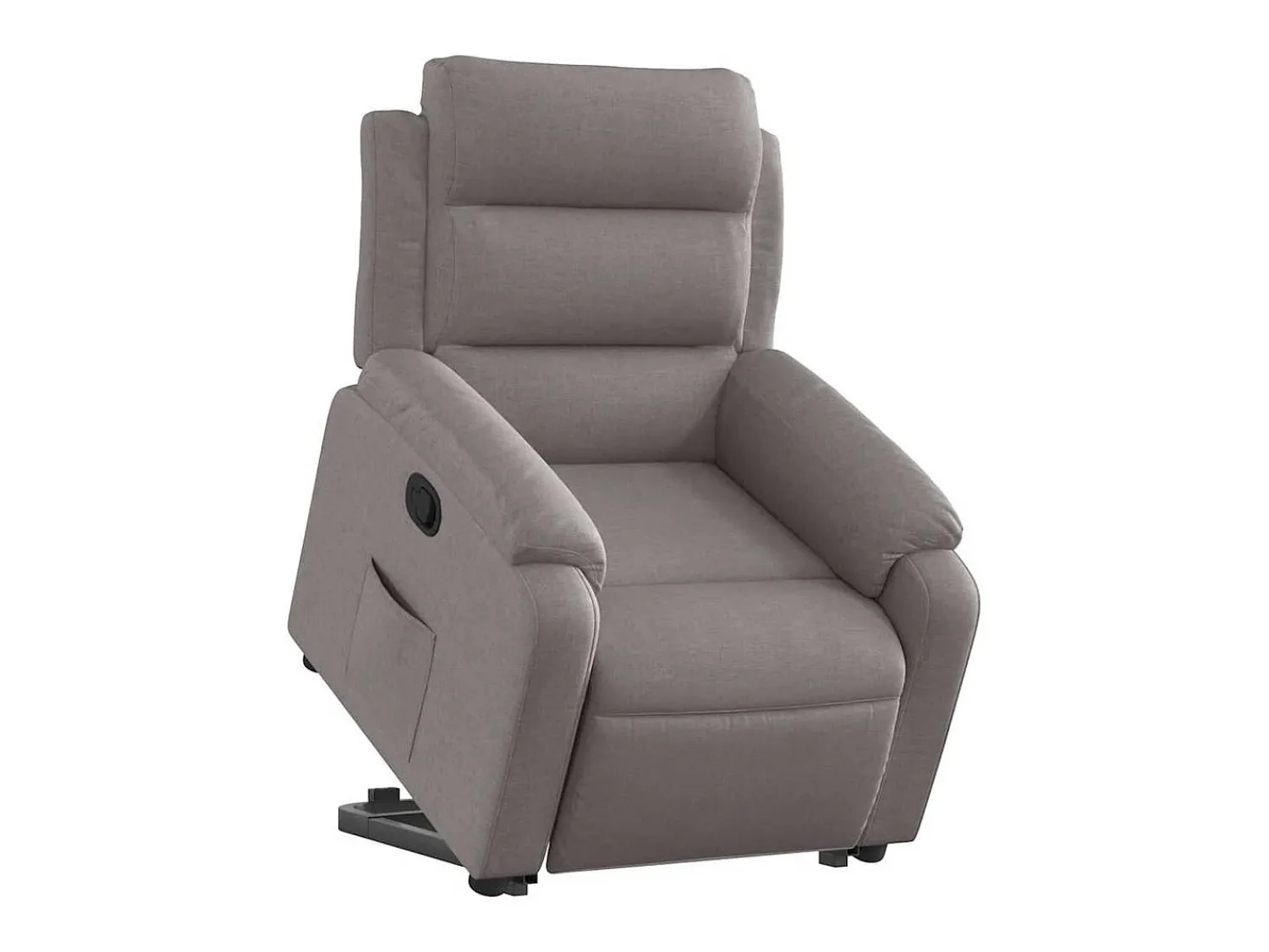 Poltrona| Poltrona Confortável | Poltrona reclinável elevatória tecido cinzento-acastanhado SHL131426 Taupe