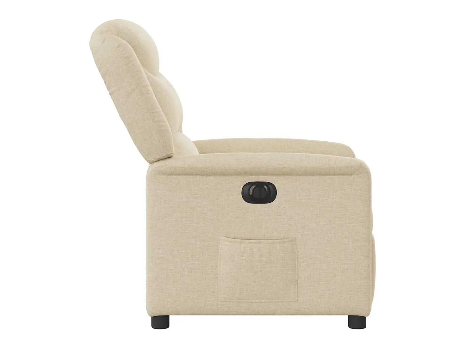 Poltrona* Poltrona Confortável | Poltrona reclinável elétrica tecido cor SHL550521 Creme