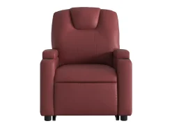Poltrona* Poltrona Confortável | Poltrona reclinável elevatória couro artificial tinto SHL53598 Vermelho