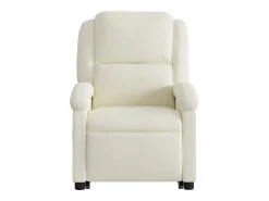 Poltrona* Poltrona Confortável | Poltrona reclinável elevatória elétrica veludo SHL642510 Creme
