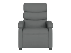 Poltrona Confortável | Poltrona reclinável elétrica tecido cinzento-escuro SHL545280^ Poltrona