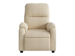 Poltrona* Poltrona Confortável | Poltrona reclinável elétrica tecido de microfibra cor SHL42211 Creme