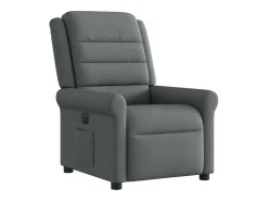 Poltrona Confortável | Poltrona reclinável elétrica tecido cinzento-escuro SHL495179^ Poltrona