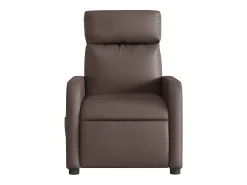 Poltrona Confortável | Poltrona reclinável elétrica couro artificial SHL25481^ Poltrona
