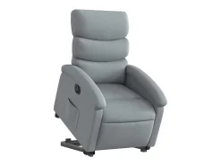 Poltrona* Poltrona Confortável | Poltrona reclinável elevatória elétrica tecido -claro SHL388456 Cinzento