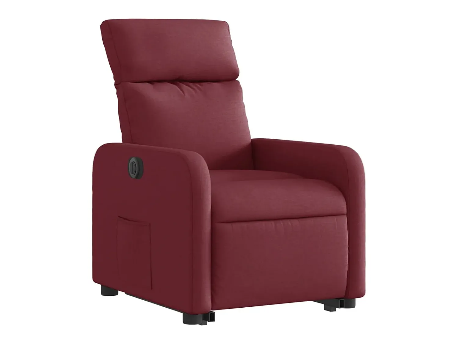 Poltrona| Poltrona Confortável | Poltrona reclinável elevatória elétrica tecido -tinto SHL410323 Vermelho