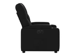 Poltrona Confortável | Poltrona reclinável elétrica couro artificial SHL400168^ Poltrona