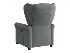 Poltrona Confortável | Poltrona reclinável elétrica tecido cinzento-escuro SHL616358^ Poltrona