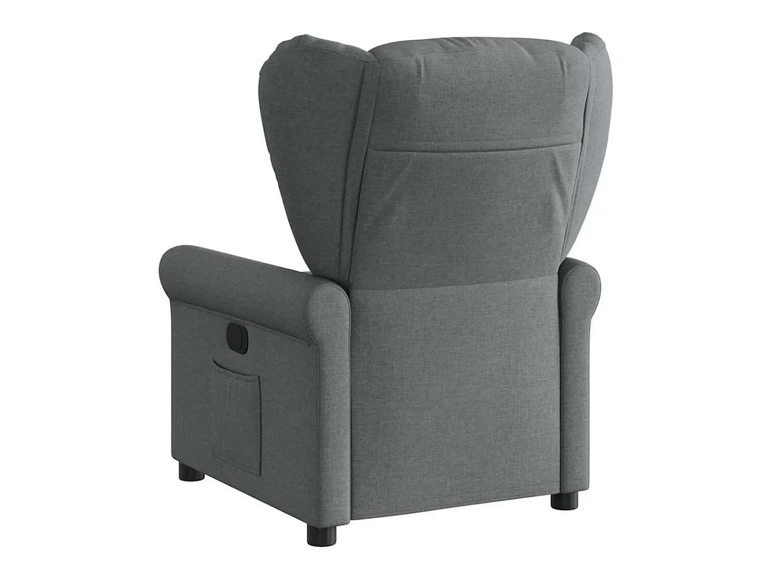 Poltrona Confortável | Poltrona reclinável elétrica tecido cinzento-escuro SHL616358^ Poltrona