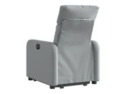 Poltrona| Poltrona Confortável | Poltrona reclinável elevatória elétrica tecido -claro SHL501323 Cinzento