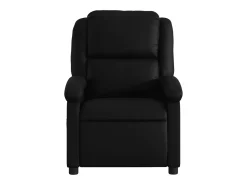 Poltrona| Poltrona Confortável | Poltrona reclinável elétrica couro artificial SHL393404 Preto
