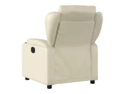 Poltrona Confortável | Poltrona reclinável elétrica couro artificial cor SHL50830^ Poltrona