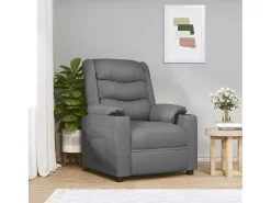 Poltrona Confortável | Poltrona reclinável elétrica couro artificial SHL408852^ Poltrona