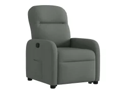 Poltrona* Poltrona Confortável | Poltrona reclinável elevatória tecido cinzento-escuro SHL366755 Cinza antracite