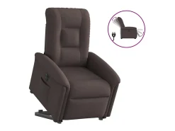Poltrona* Poltrona Confortável | Poltrona reclinável elevatória elétrica tecido -escuro SHL169099 Castanho