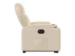 Poltrona* Poltrona Confortável | Poltrona reclinável elevatória elétrica tecido cor SHL627991 Creme