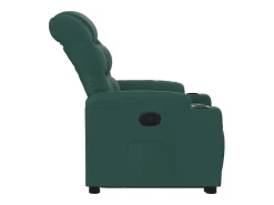 Poltrona* Poltrona Confortável | Poltrona reclinável elevatória tecido verde-escuro SHL605551 Verde pinho