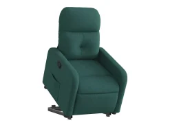 Poltrona| Poltrona Confortável | Poltrona reclinável elevatória tecido verde-escuro SHL940860 Verde pinho