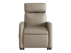 Poltrona* Poltrona Confortável | Poltrona reclinável elevatória elétrica couro artif. cappuccino SHL977735 Castanho