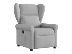 Poltrona| Poltrona Confortável | Poltrona reclinável elétrica tecido -nublado SHL342605 Cinzento