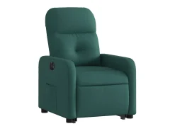Poltrona| Poltrona Confortável | Poltrona reclinável elevatória elétrica tecido verde-escuro SHL425744 Verde pinho