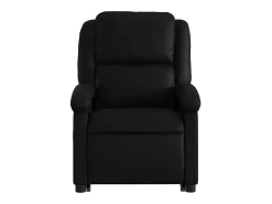 Hot Poltrona Confortável | Poltrona reclinável elevatória couro artificial SHL927665 Preto