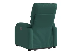 Poltrona* Poltrona Confortável | Poltrona reclinável elevatória elétrica tecido verde-escuro SHL678445 Verde pinho