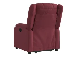 Poltrona* Poltrona Confortável | Poltrona reclinável elevatória tecido tinto SHL826248 Vermelho