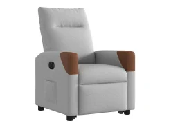 Poltrona* Poltrona Confortável | Poltrona reclinável elevatória elétrica tecido -nublado SHL721486 Cinzento