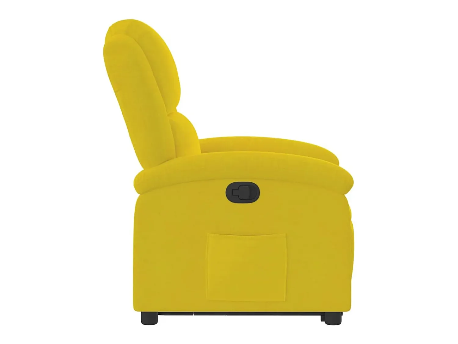 Poltrona| Poltrona Confortável | Poltrona reclinável elevatória veludo SHL277039 Amarelo