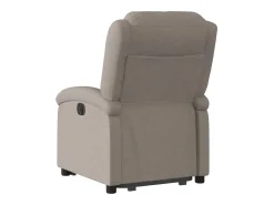 Poltrona| Poltrona Confortável | Poltrona reclinável elevatória tecido cinzento-acastanhado SHL130161 Taupe