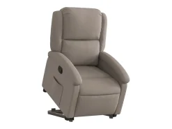Poltrona| Poltrona Confortável | Poltrona reclinável elevatória tecido cinzento-acastanhado SHL130161 Taupe
