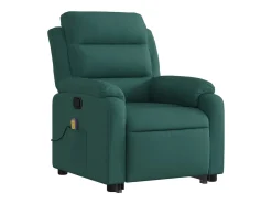 Poltrona| Poltrona Confortável | Poltrona reclinável elevatória de massagens tecido verde-escuro SHL166268 Verde pinho