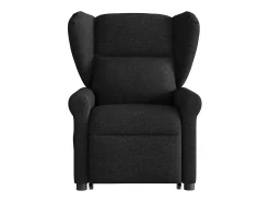 Poltrona| Poltrona Confortável | Poltrona reclinável elevatória elétrica tecido SHL869844 Preto