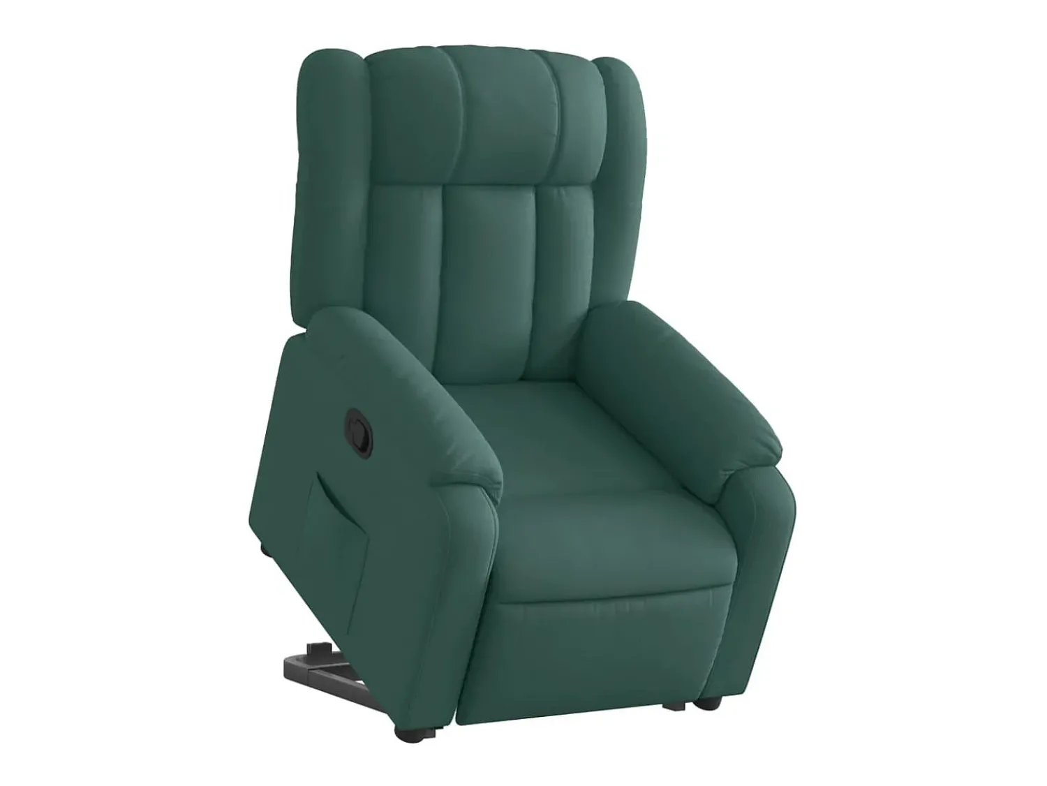 Poltrona| Poltrona Confortável | Poltrona reclinável elevatória tecido verde-escuro SHL493650 Verde pinho