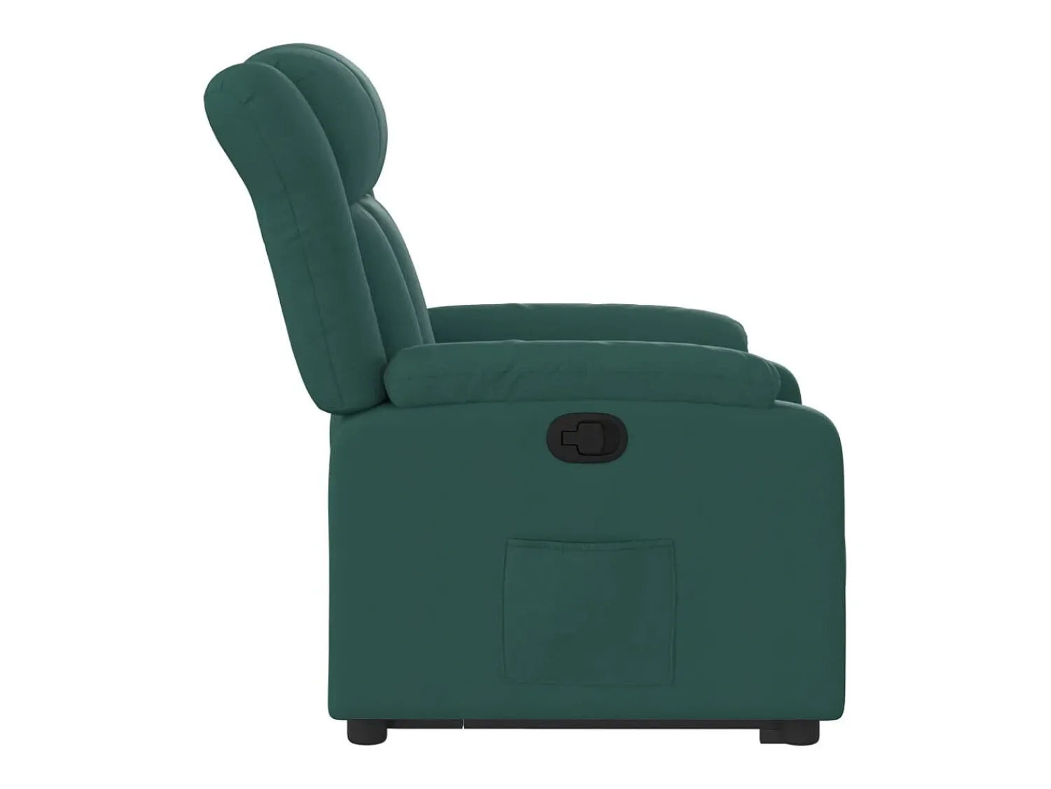 Poltrona| Poltrona Confortável | Poltrona reclinável elevatória tecido verde-escuro SHL493650 Verde pinho