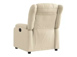 Poltrona| Poltrona Confortável | Poltrona reclinável elétrica tecido cor SHL389614 Creme