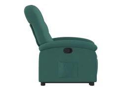 Poltrona* Poltrona Confortável | Poltrona reclinável elevatória tecido verde-escuro SHL813850 Verde pinho