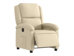 Poltrona| Poltrona Confortável | Poltrona reclinável elétrica tecido cor SHL45925 Creme