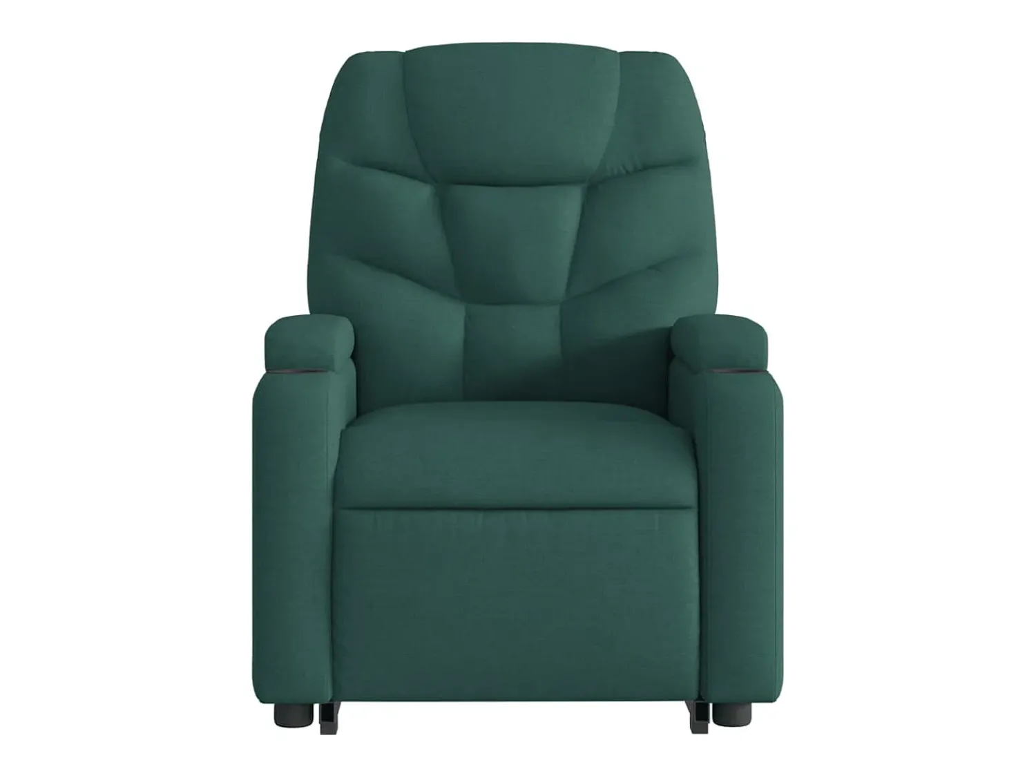 Poltrona| Poltrona Confortável | Poltrona reclinável elevatória de massagens tecido verde-escuro SHL46462 Verde pinho