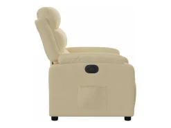 Poltrona Confortável | Poltrona reclinável elétrica tecido cor SHL81493^ Poltrona