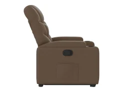 Poltrona| Poltrona Confortável | Poltrona reclinável elevatória tecido SHL581809 Castanho