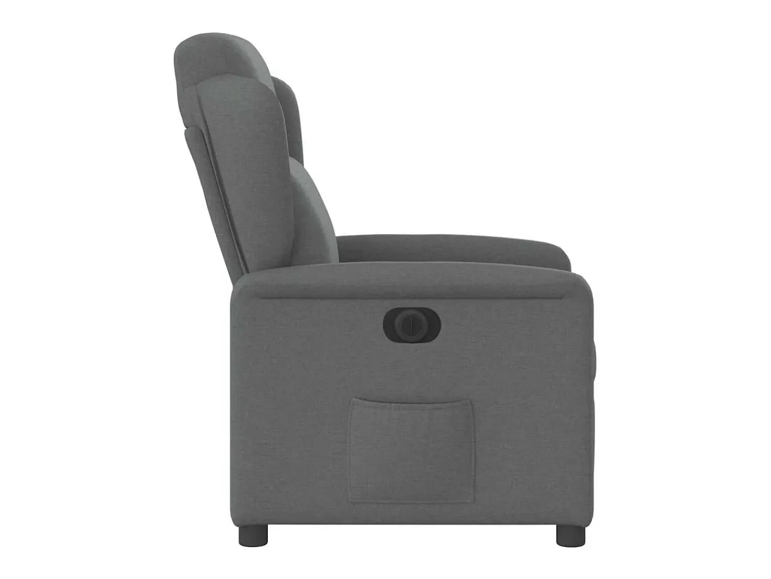 Poltrona* Poltrona Confortável | Poltrona reclinável elétrica tecido cinzento-escuro SHL303709 Cinza antracite