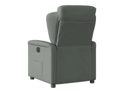 Poltrona* Poltrona Confortável | Poltrona reclinável elétrica tecido cinzento-escuro SHL303709 Cinza antracite